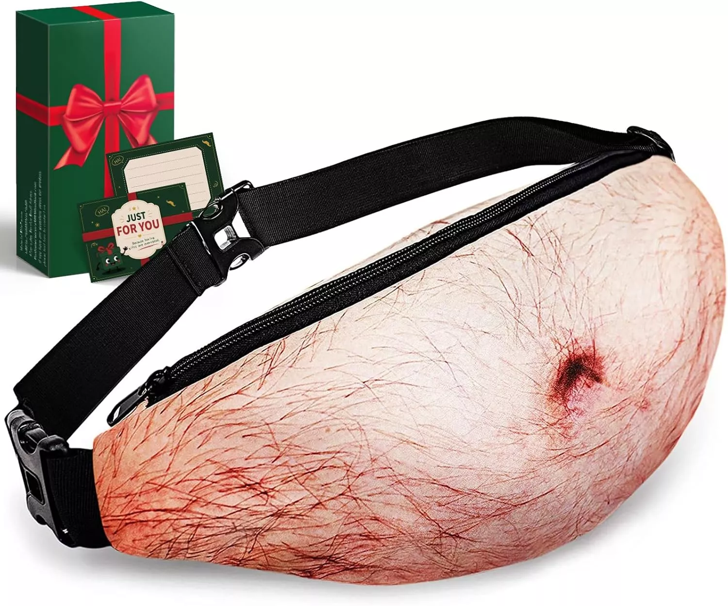 Beer belly fanny pack white elephant gift funny