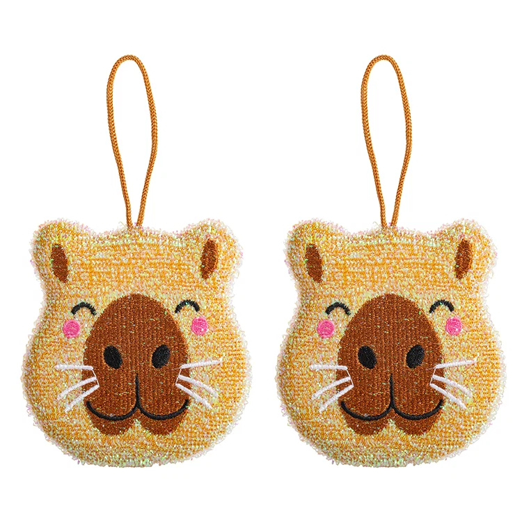Capybara scrubbing sponge white elephant gift under 20 dollars