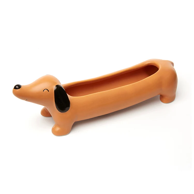 Dachshund planter