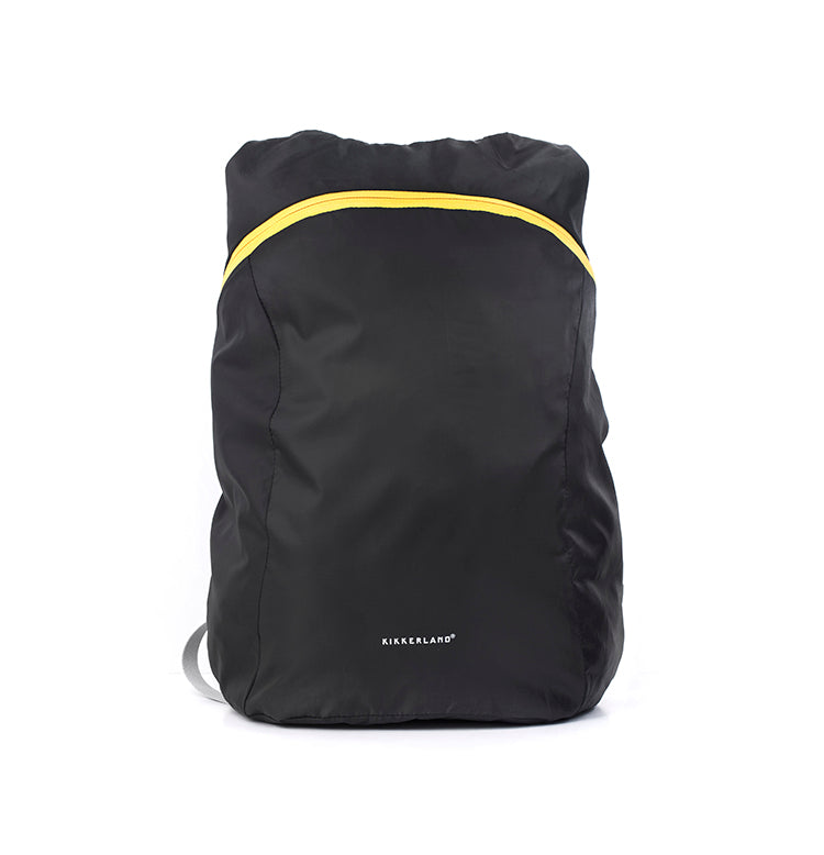 Black compact backpack