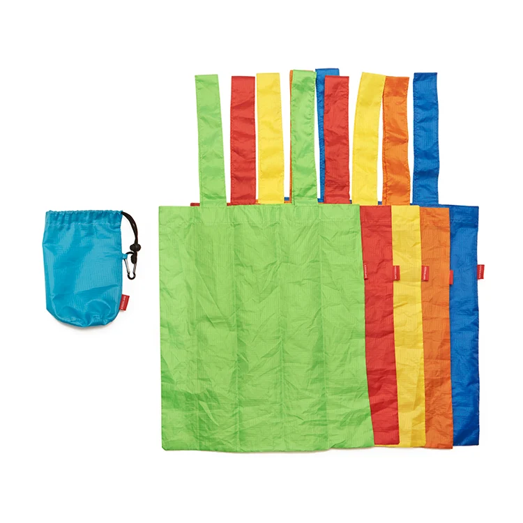 set of 5 reusable shopping bags