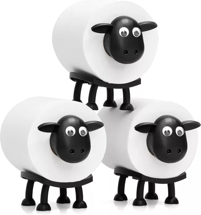 Sheep toilet paper holder