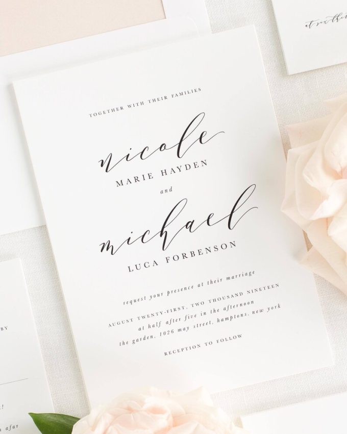 The Best Place to Buy Contemporary Wedding Invitations in 2023