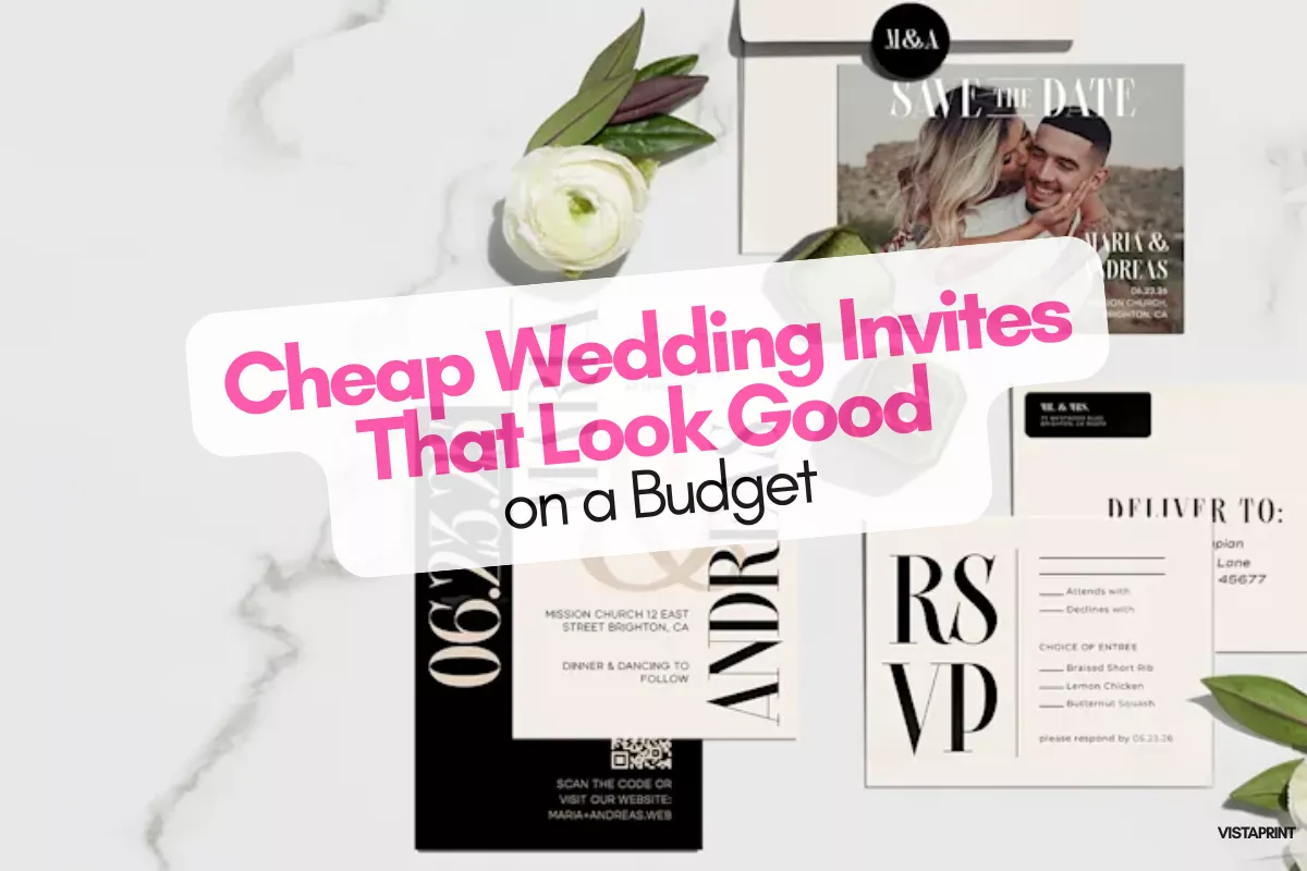 Beautiful cheap wedding invitations that look stylish and elegant