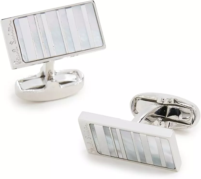 mother of pearl cufflinks for groom wedding attire