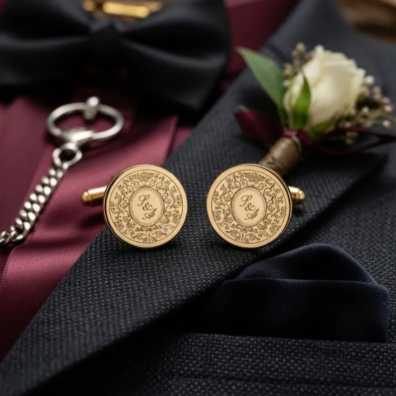 best groom cufflinks vintage inspired style for wedding style