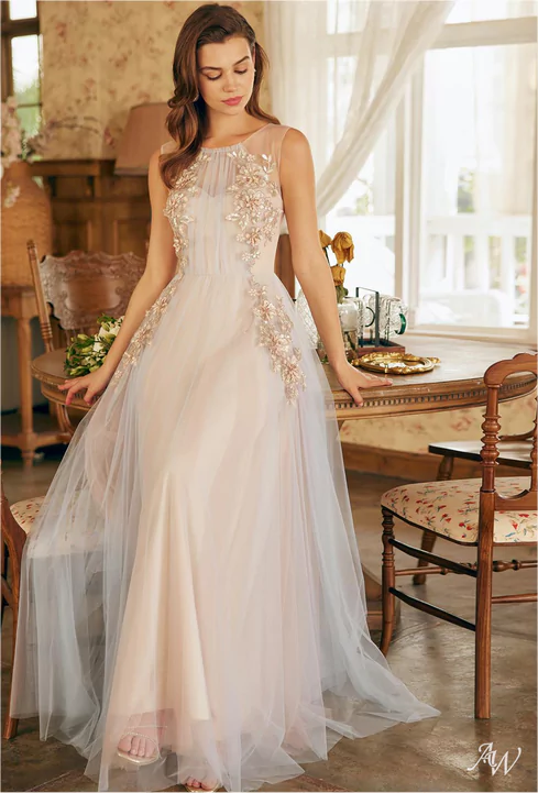 floral bridal dresses