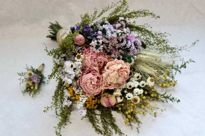 dried flower bouquets for wedding
