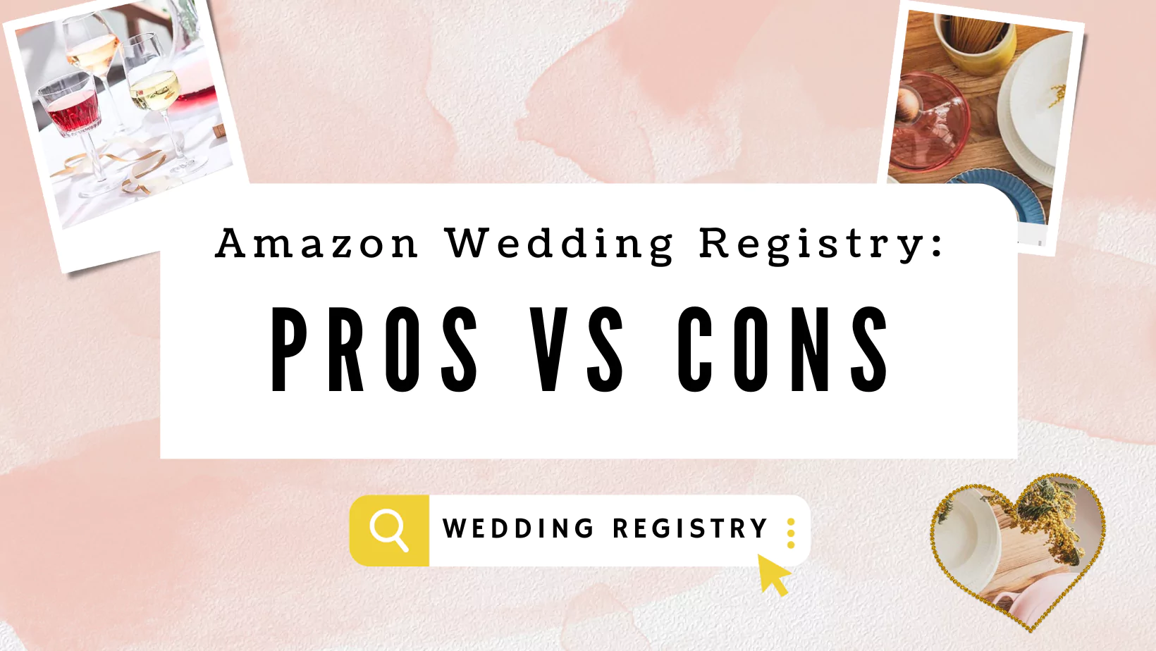 How the Amazon Wedding Registry Works PROs and CONs 🎁