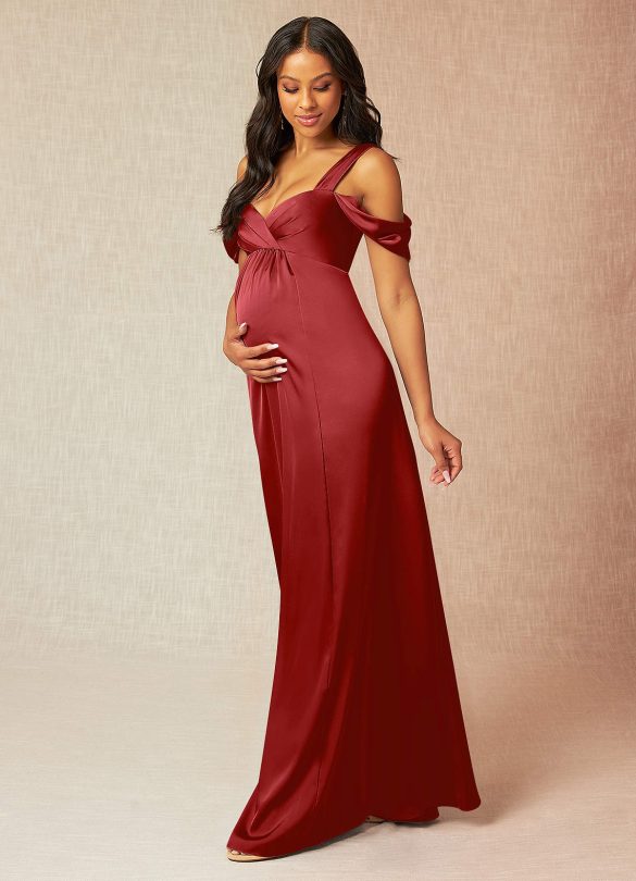 bridesmaid dress style Meghan Maxi - Blue Bell - Buy Women's Dresses Women's Thanksgiving Dress Size:Petite-6 Elegant Long Black One
