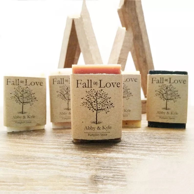 fall soap bar favors