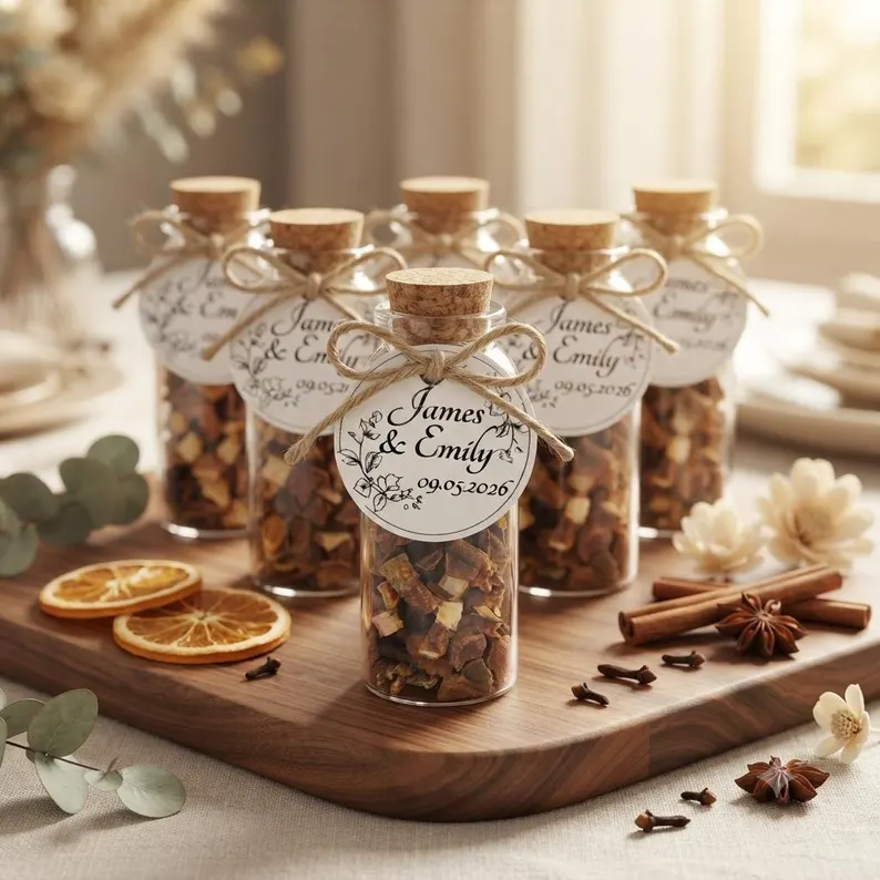 mulling spice favors for weddings