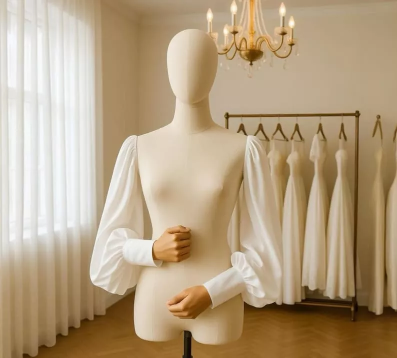 detachable chiffon long sleeves for wedding dress