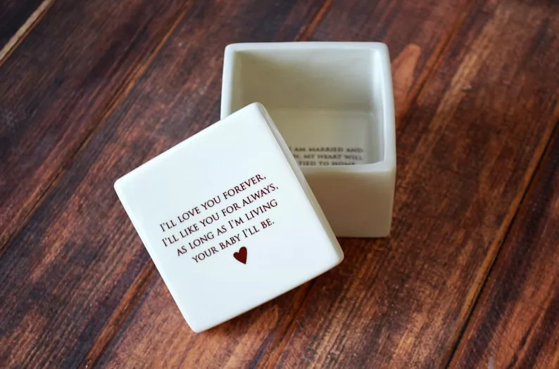 mother of the bride jewelry box gift