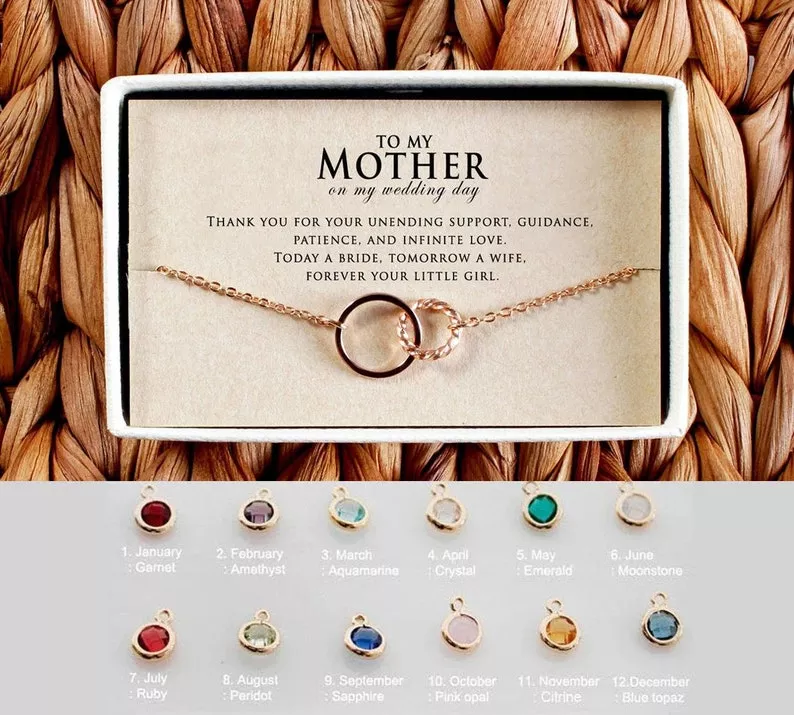 mother of the bride necklace gift
