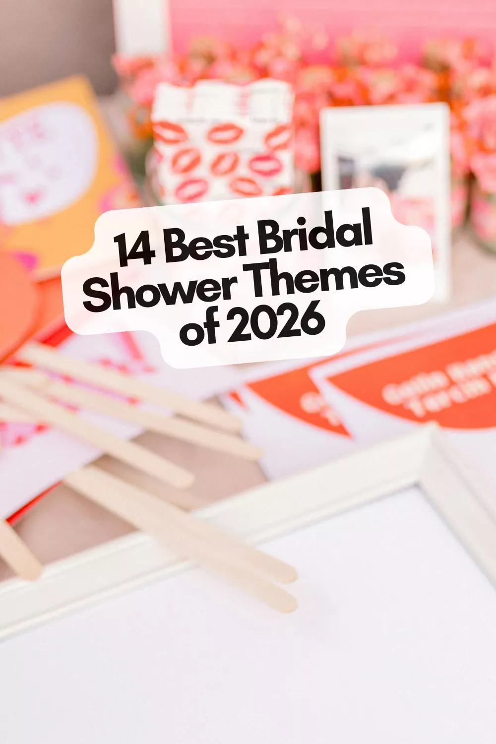 Beautifully styled bridal shower with flowers, drinks, and decorations representing top 2026 themes including garden, coastal, and citrus styles