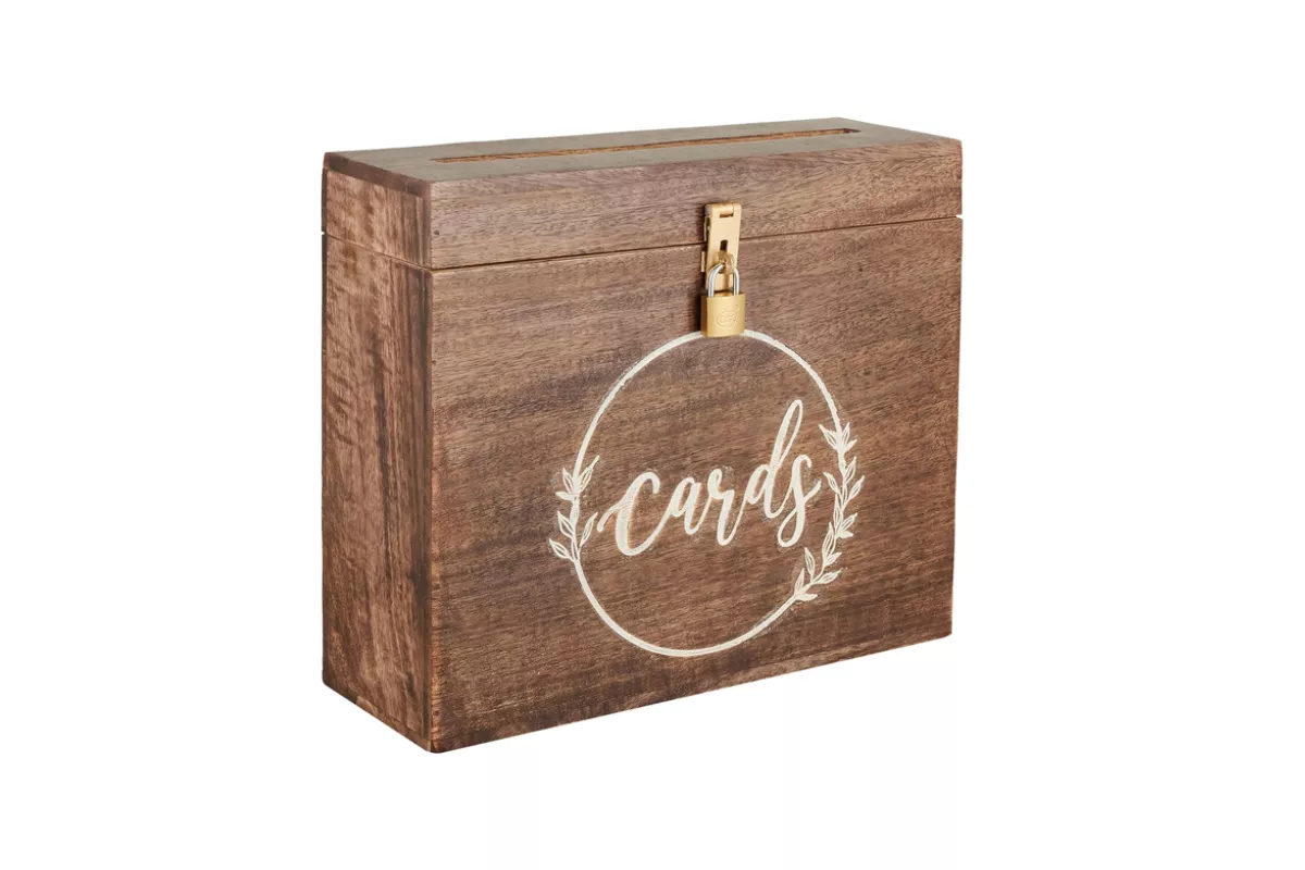 last-minute wedding card box