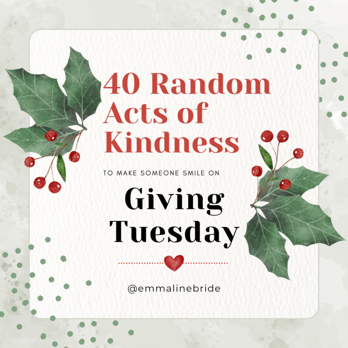 random acts of kindness for giving tuesday