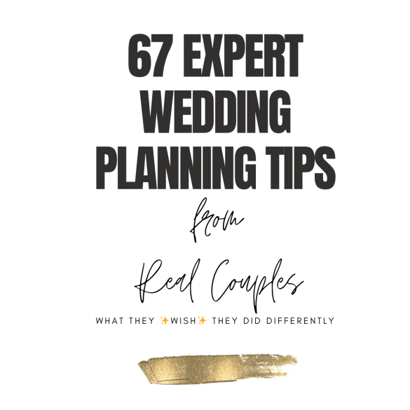 expert wedding planning tips from real couples
