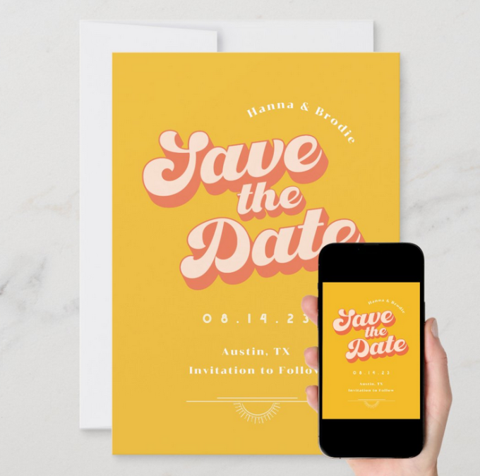 non photo save the date you can print