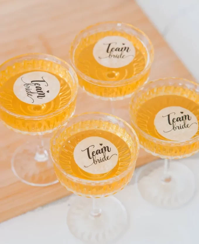 bachelorette party drink toppers that are edible