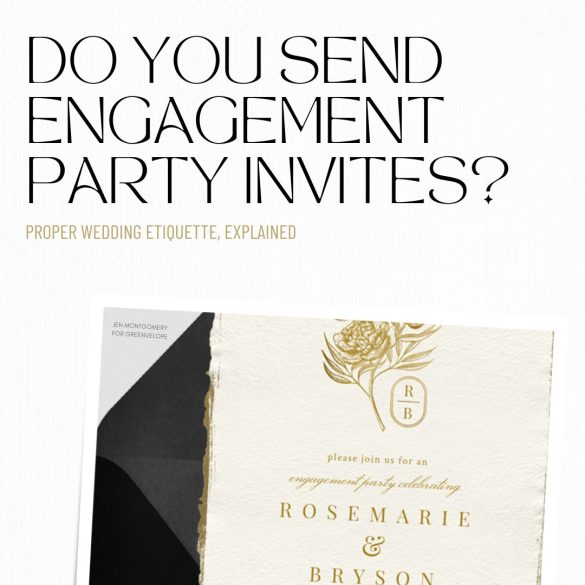 do you send engagement party invitations
