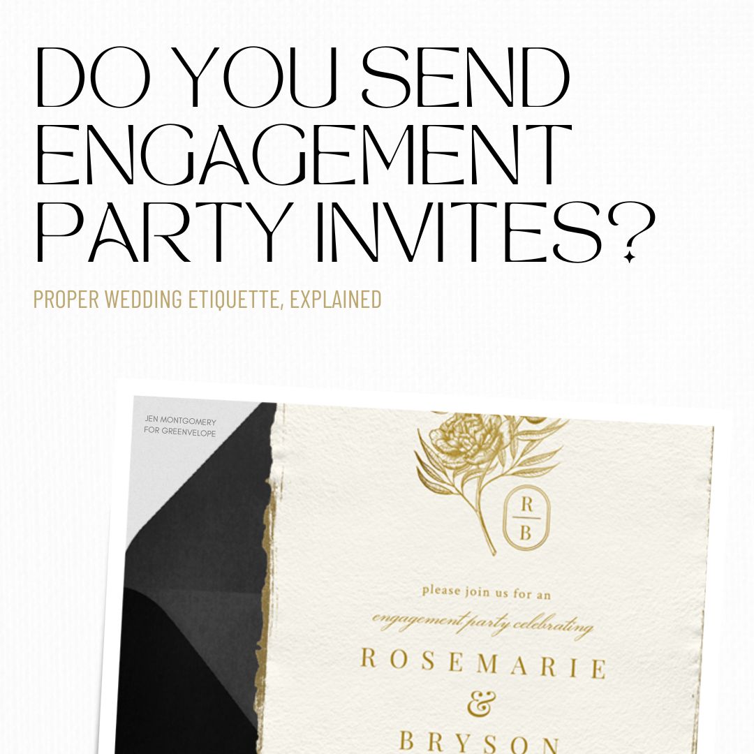 do you send engagement party invitations