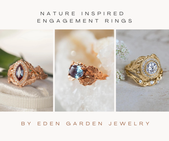nature engagement rings