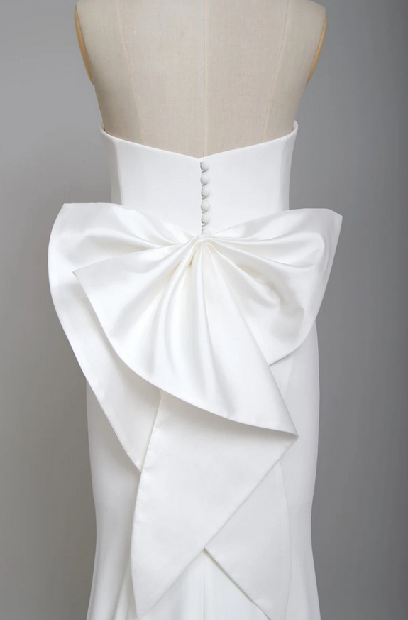 oversized bridal bow for wedding dress detachable