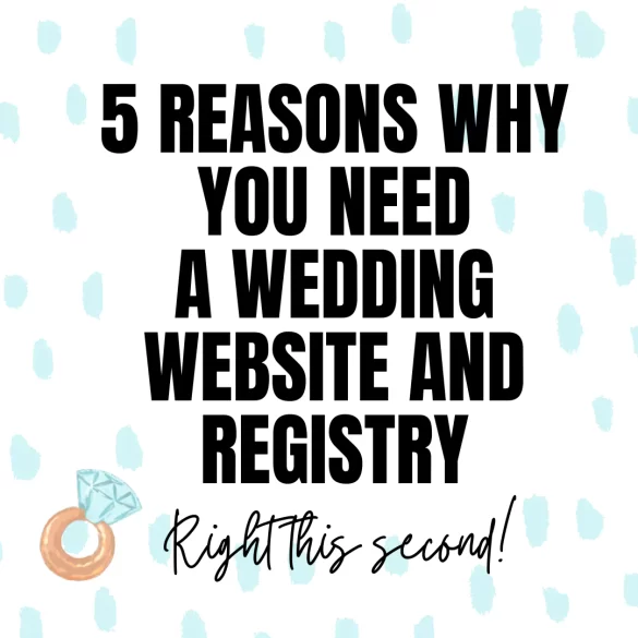 wedding website and registry tips