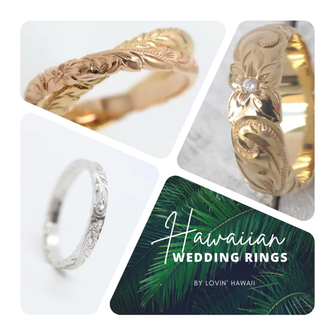 Hawaiian wedding rings
