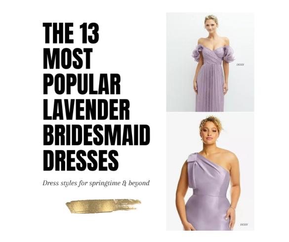 most popular lavender dresses for bridesmaids