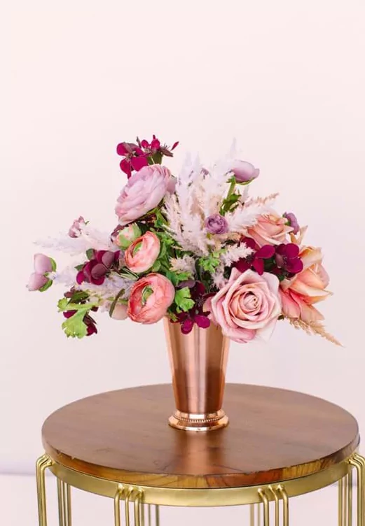 flower centerpiece tall vase