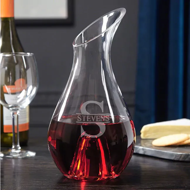 wine decanter engraved
