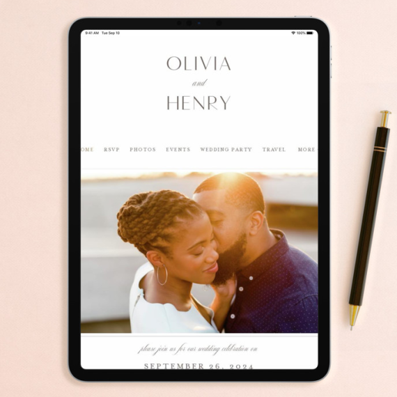 create a wedding page for guests to RSVP on your wedding website