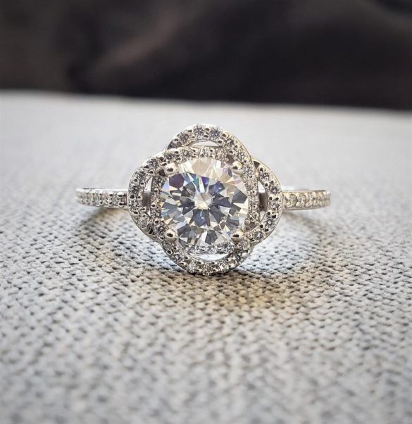1 Carat Made To Shine Moissanite Ring main image 0