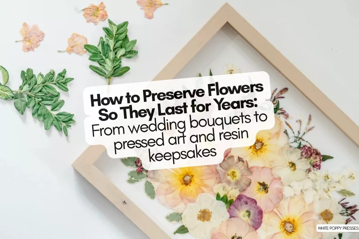 How to preserve flowers using air drying, pressing, and silica gel methods