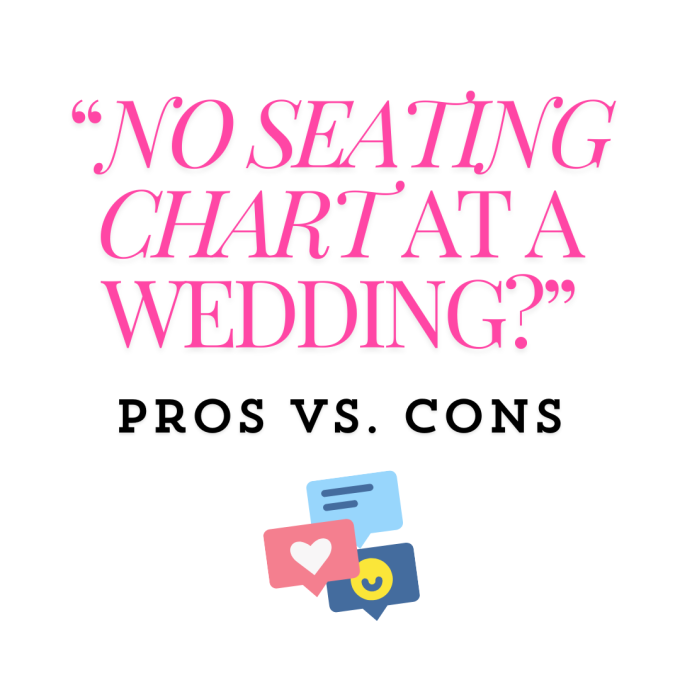 No Seating Chart at Wedding: Good or Bad?
