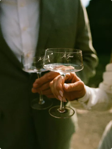 toasting flutes coupe