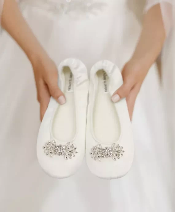 Comfortable wedding slippers