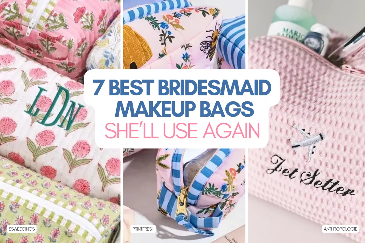 7 Best Makeup Bags for Bridesmaids They’ll Use Again