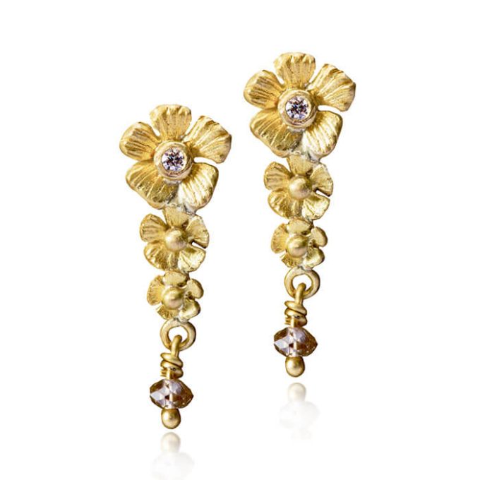 flower earrings