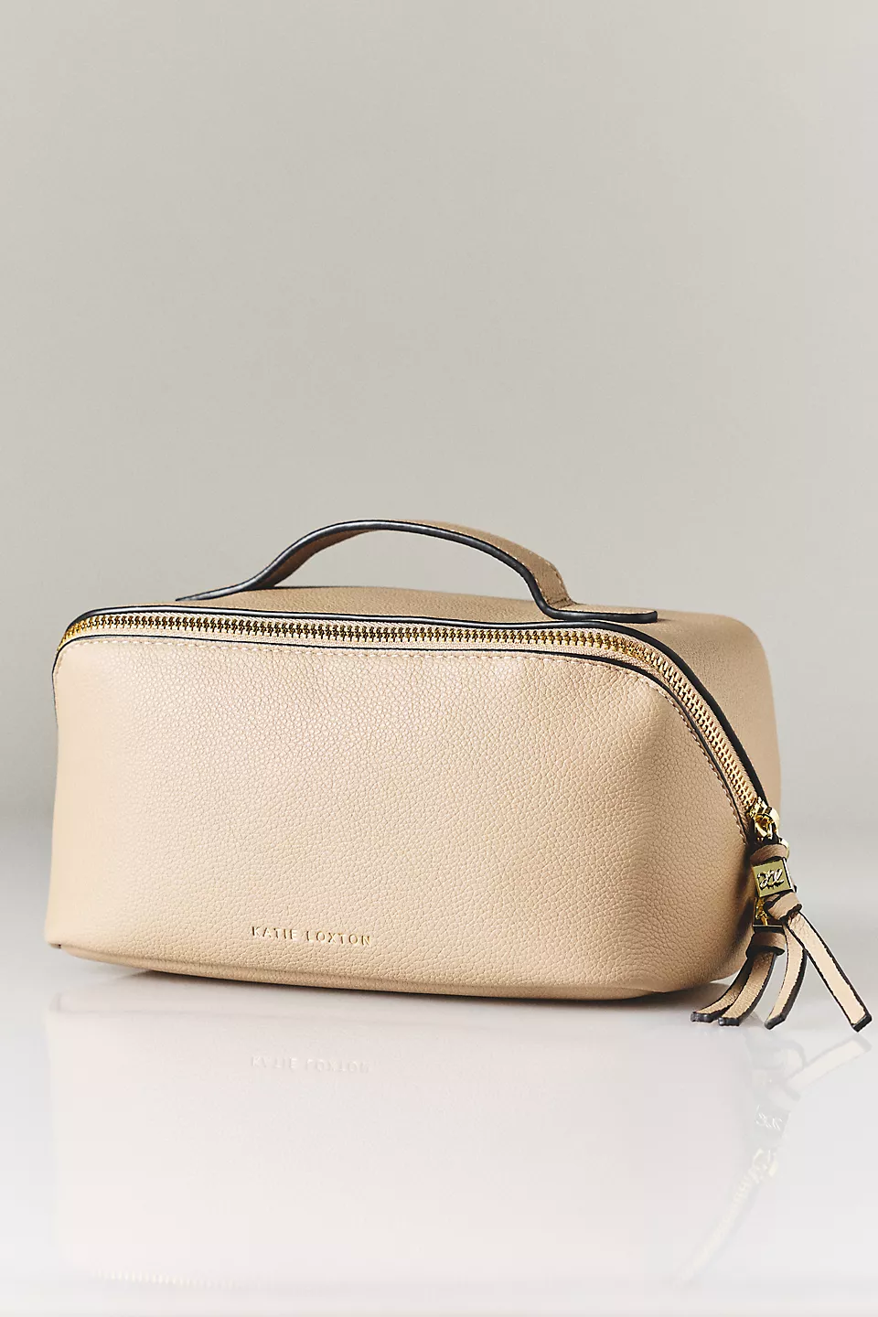 Vegan leather bridesmaid makeup bag