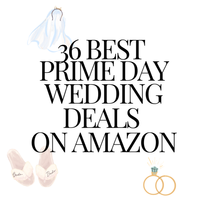 Prime Day Wedding Deals