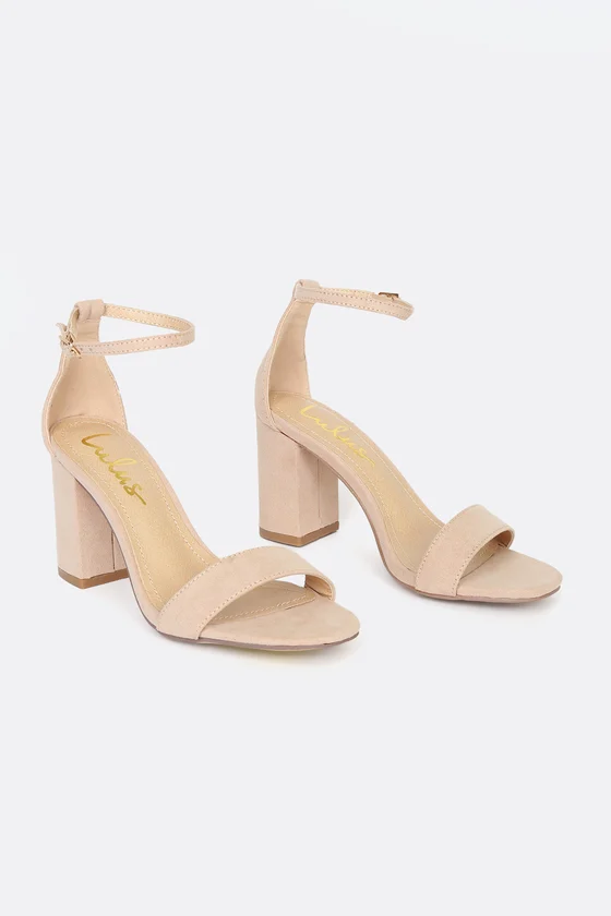 nude suede outdoor wedding heels