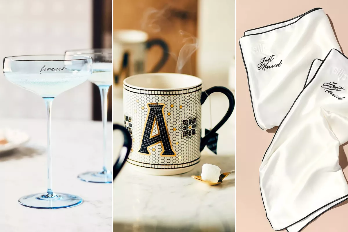 best Anthropologie wedding gifts for newlyweds and couples