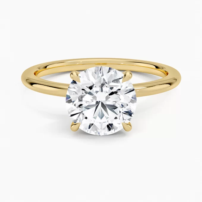 elodie solitaire lab grown diamond ring