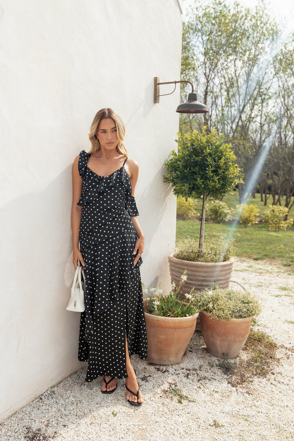 Adelina Polka Dot Maxi