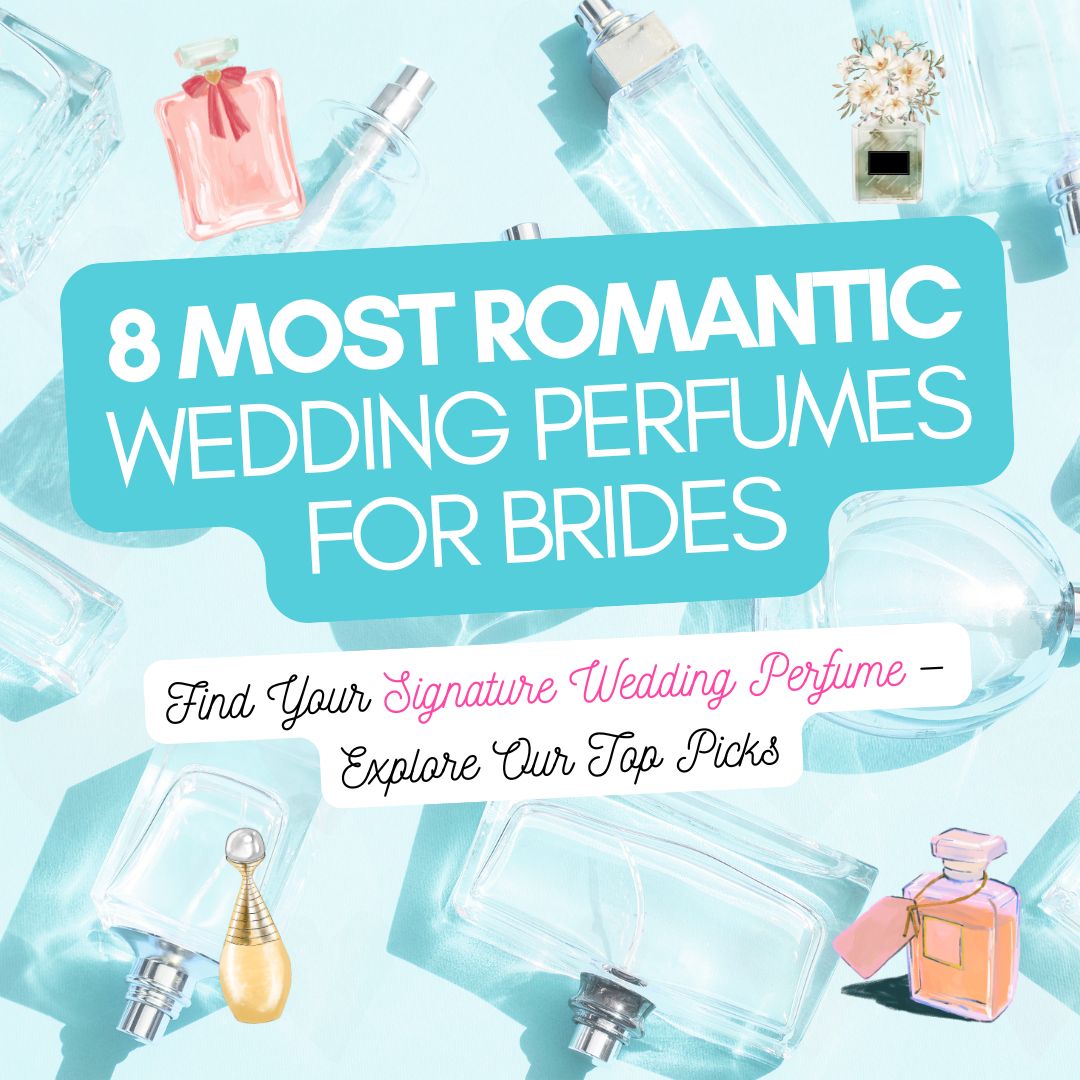 Elegant bridal perfume bottles for the best wedding day scent for brides