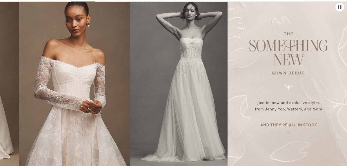 Budget-friendly wedding dresses sample sale